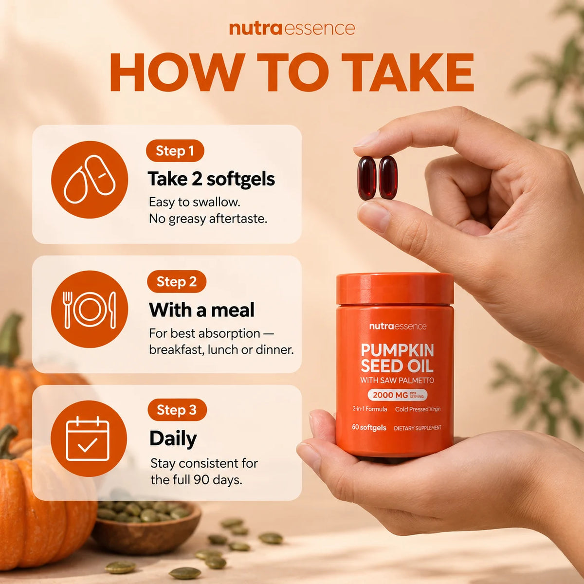 Pumpkin Seed Oil Softgels