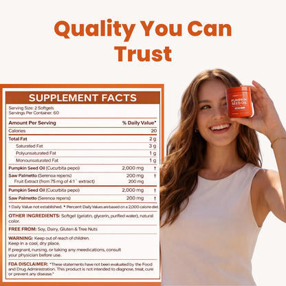 Pumpkin Seeds Oil Softgels