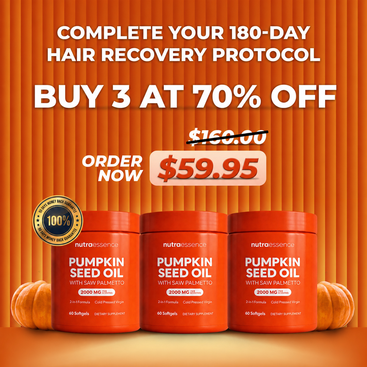 Complete the 180-Day Hair Recovery Protocol