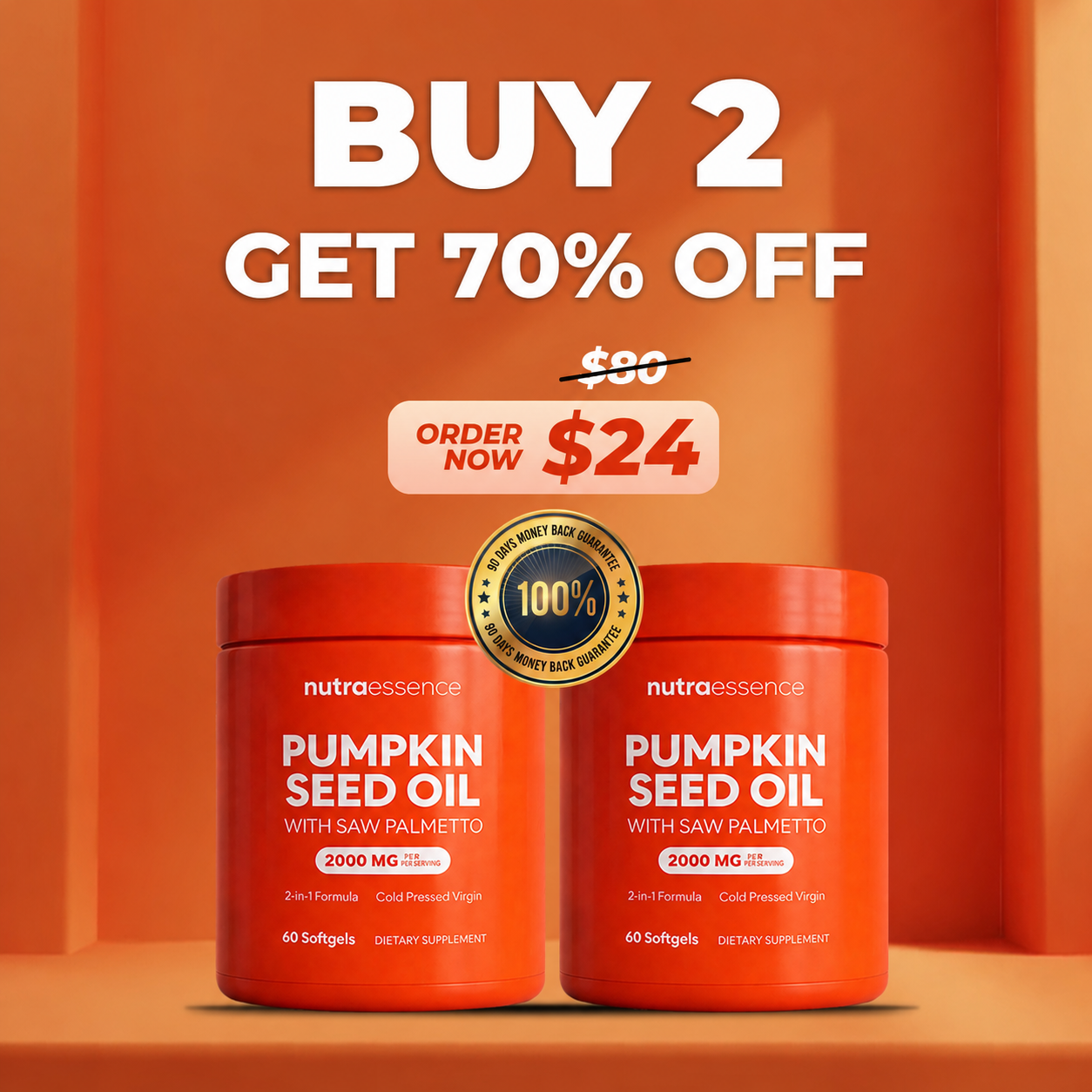 Buy 2 Bottles @70% OFF