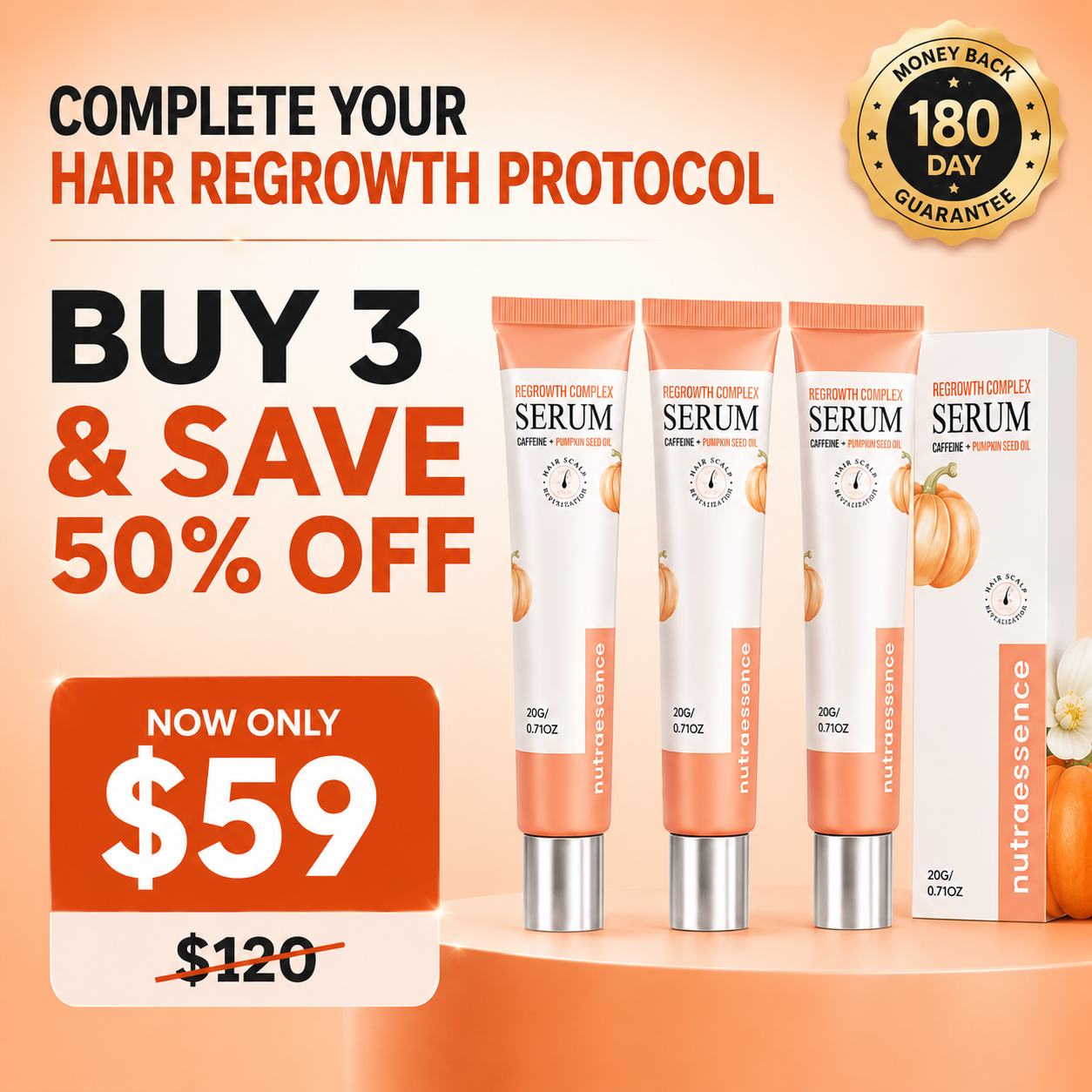 3-Month Topical Protocol · 50% Off