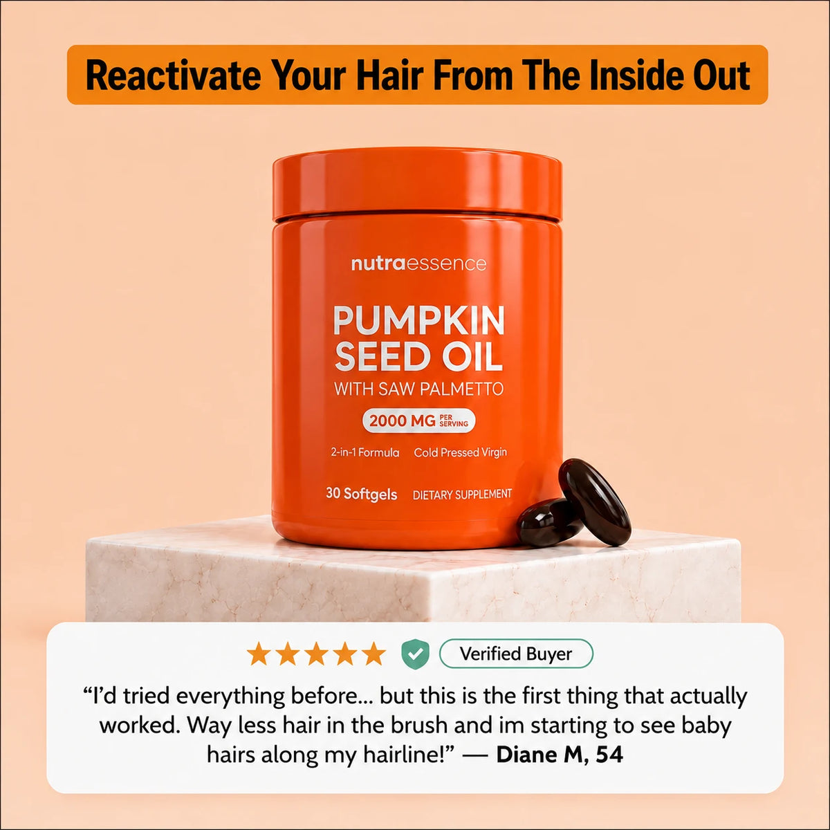Pumpkin Seed Oil Softgels