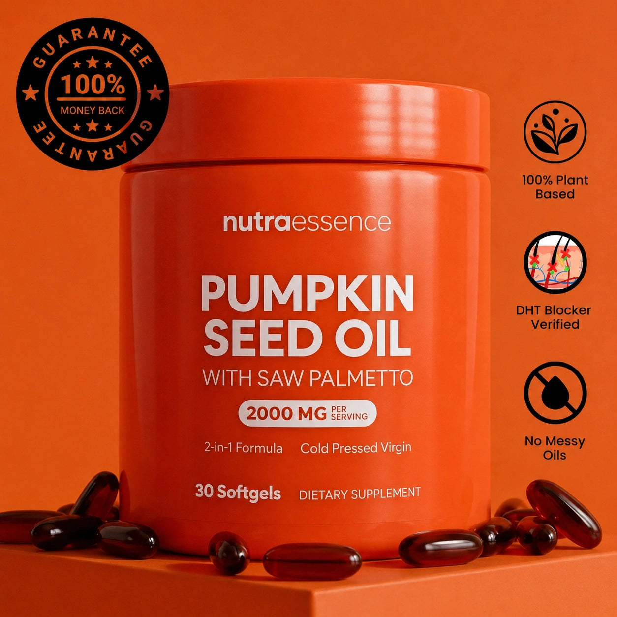 Pumpkin Seed Oil Softgels