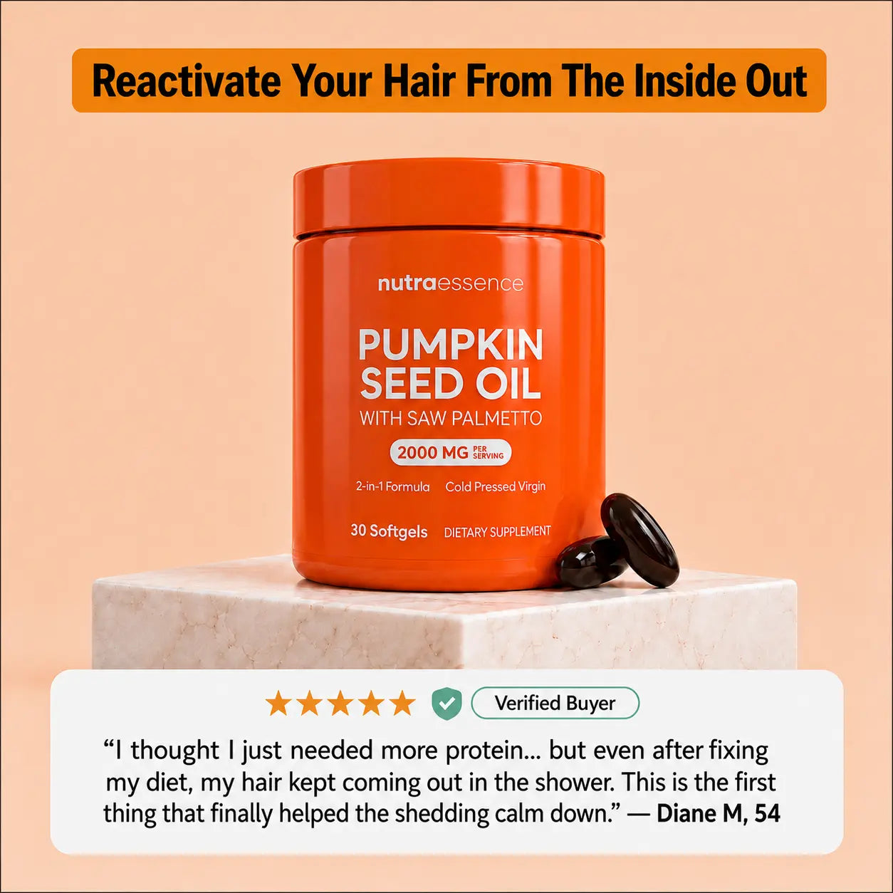 Pumpkin Seed Oil Softgels