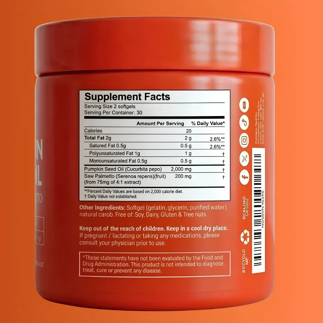 Pumpkin Seed Oil Softgels